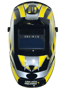 UNI-MIG Automatic Welding Helmet (Yellow) photo